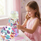 Sanilinwild Water Bottle Decorating Kit for Girls/Friendship Bracelet - Craft Your Own, Ages 4-10, Art & Crafts Gift for Birthday Christmas