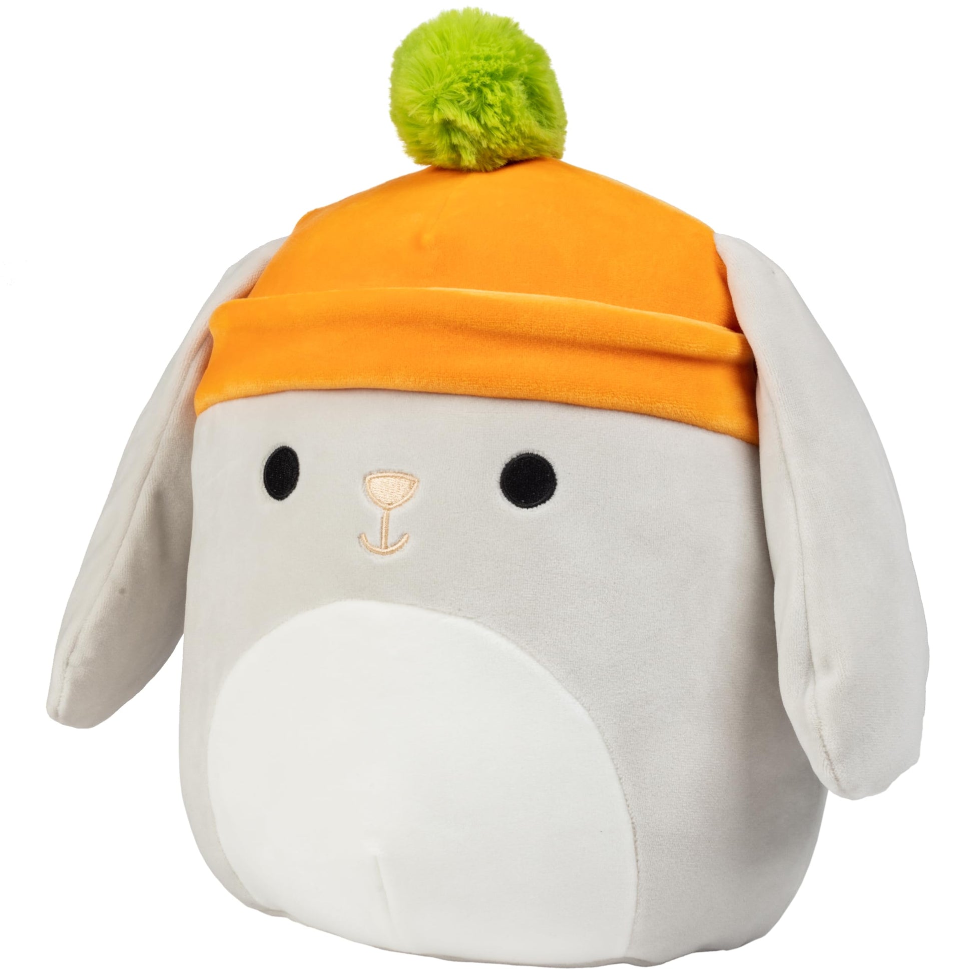 Squishmallows Original 10-Inch Valentina The Grey Bunny - Official Jazwares Easter Plush - Collectible Soft & Squishy Bunny Stuffed Animal Toy - Gift