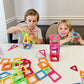 Coodoo Upgraded Magnetic Blocks Tough Tiles STEM Toys for 3+ Year Old Boys and Girls Learning by Playing Games for Toddlers Kids, Compatible