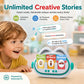 AI Storytelling Toy for Kids, Generate Stories Instantly with Any 3 Cards, 150 Cards 300 Words, Screen-Free, No Subscription Required, Talking Flash