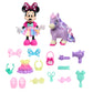 Disney Junior Minnie Mouse Groom & Glam Pony Set, Poseable 21-piece Doll and Accessories Set, Kids Toys for Ages 3 Up by Just Play