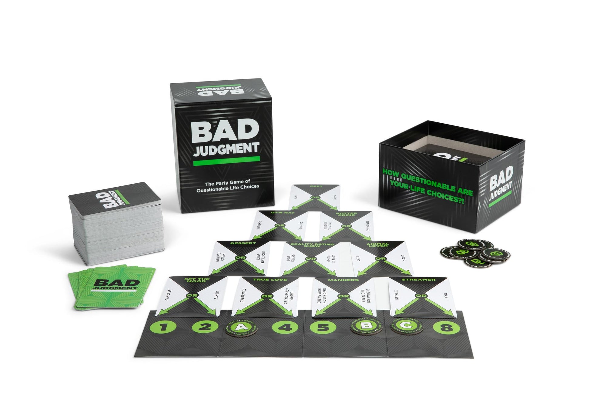 BAD JUDGMENT Party Game - Adult Card Game for Friends & Game Night | Funny Conversation & Icebreaker Board Game for Parties, Pregames, Social