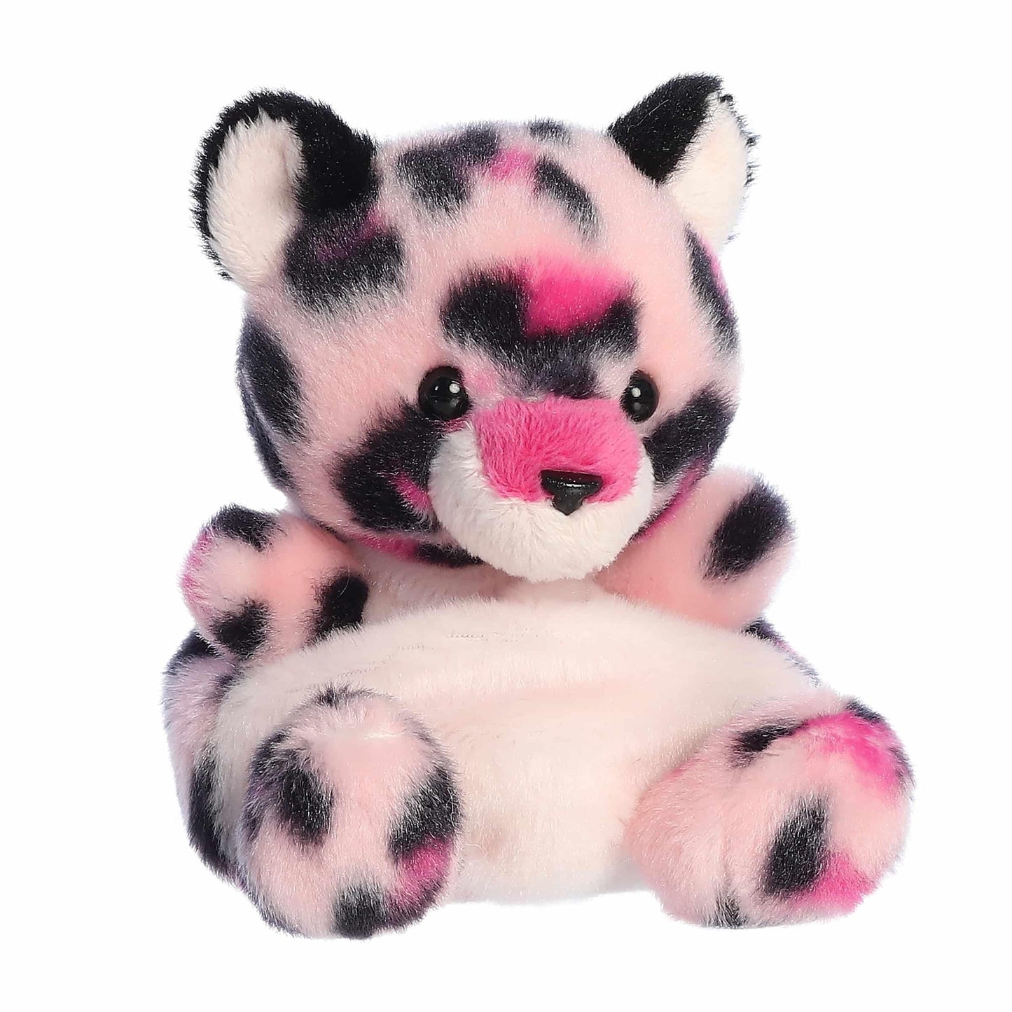 Aurora® Adorable Palm Pals™ Regina Pink Leopard™ Stuffed Animal - Fun Collectible Plush for Kids and Adult Collectors - Perfect for Decorating Rooms