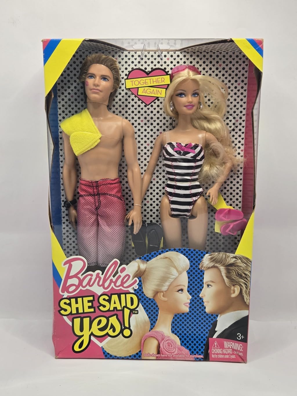 Barbie 12 Inch Doll Giftset 2Pack Barbie Ken She Said Yes by Mattel