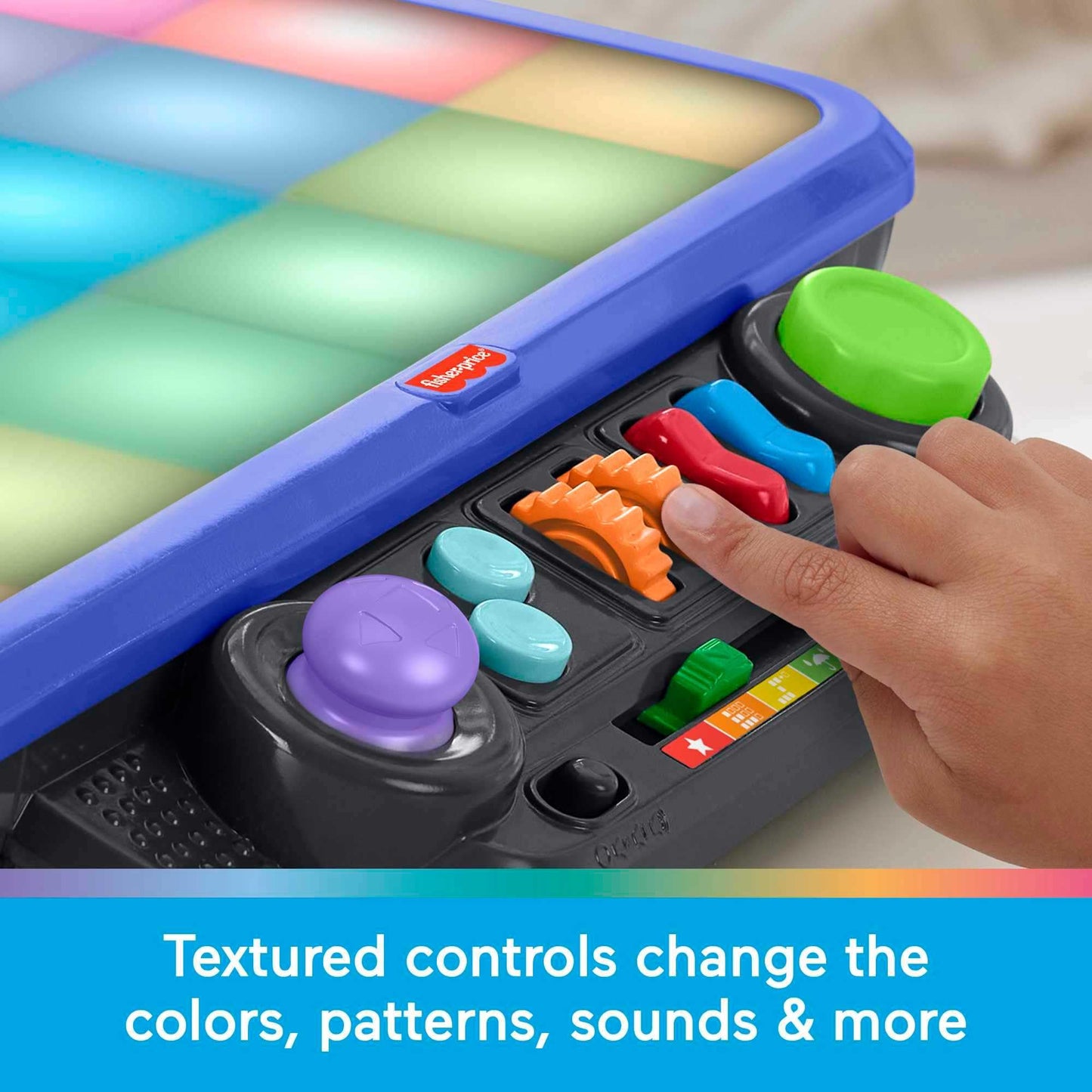 Fisher-Price Learning Toy Sensory Bright Light Station, Activity Table with Games Music & Sounds for Preschool Kids Ages 3+ Years