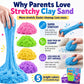 Carolart Stretchy Sensory Sand, Soft Cloud Sand, Play Sand Refill for Kids
