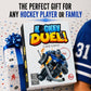 Hockey DUELl! Card Game - Fast-Paced Puzzle & Strategy Game for Kids, Teens & Adults | 2-4 Players or Team Play | Ages 7+ | Youth Ice Hockey