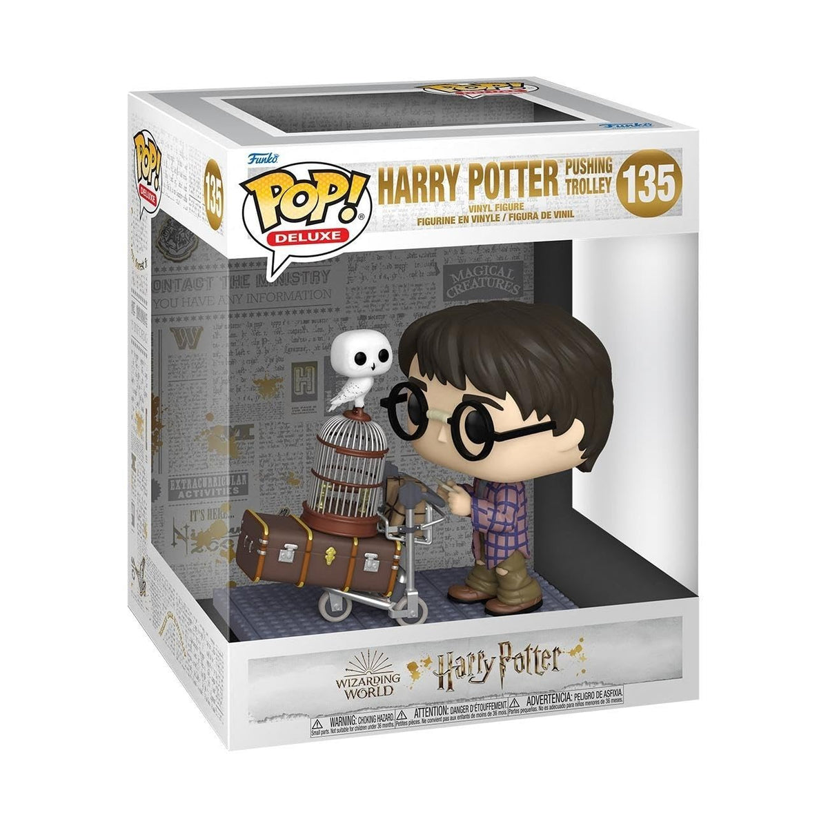 Funko POP! Deluxe: Harry Potter Anniversary - Harry Potter Pushing Trolley