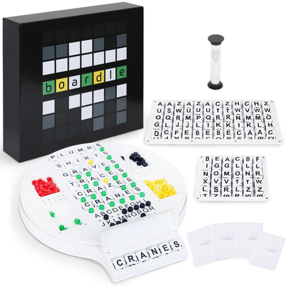 Boardle - Wordle-Inspired Word Game Board for Adults, Families & Couples | 2-Player Word Puzzle Board Game, Educational Vocabulary Challenge, Fun