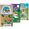 Fun Express Holy Week Fold Out Sticker Scene for Easter, 12 Pieces