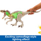 Mattel Jurassic World Indominus Rex Dinosaur Toy with Lights, Sounds & Motion, Camouflage 'n Battle I-Rex, 21 Inches Long with Digital Play