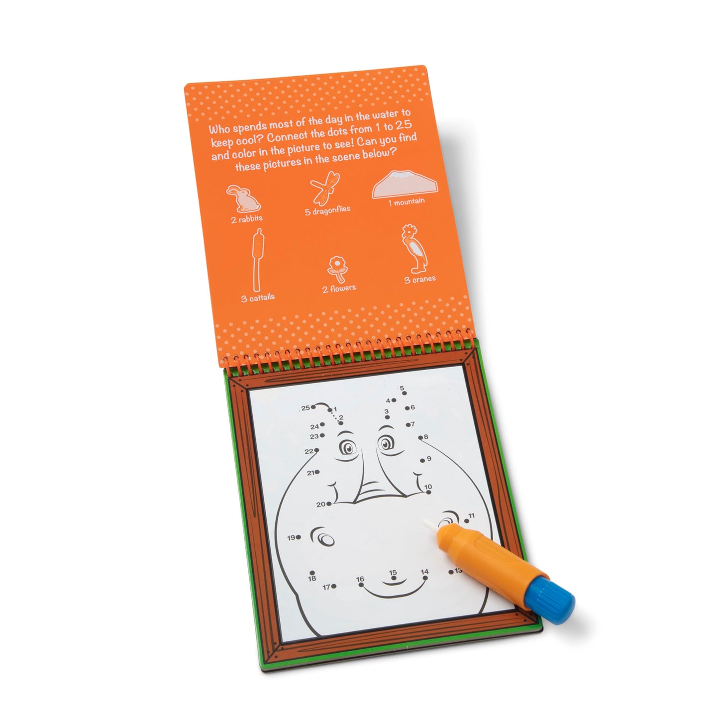 Melissa & Doug On the Go Water Wow! Reusable Water-Reveal Activity Pads, 3pk, Connect The Dots - Vehicles, Farm, Safari, Party Favors, Stocking
