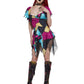 Dolls Kill Nightmare Sally Rag Doll Costume Dress - Halloween Colorblock Dress by Trickz N' Treatz, X-Small