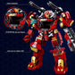 HIGH GODO Mech Robot Transforming Building Blocks Set for Adults, City Warrior Justice Hero Soldier Mech Model Building Kit, Cool Creative Robots Toys