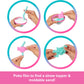 Barbie Pop Reveal Series Fashion Doll & Accessories Set, Treat Series, Sweet Swirl Theme with Pet, 8 Surprises Include Color Change