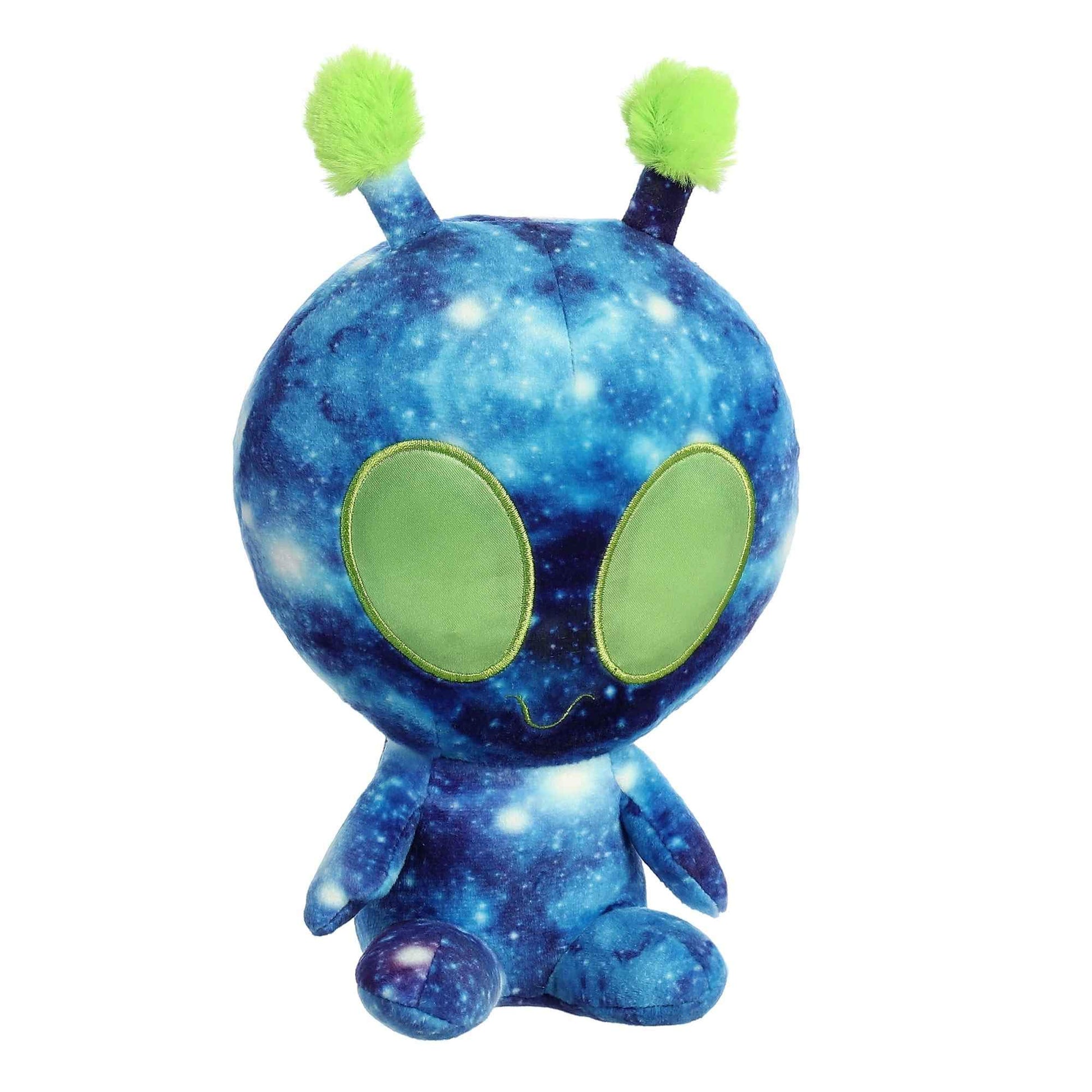 Aurora® Interstellar Galactic Cuties™ Nebula Light Up Alien Stuffed Animal - Cosmic Companions - Illuminating Fun - Blue 8 Inches