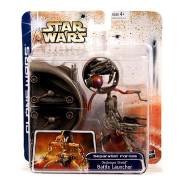 Star Wars Clone Wars Destroyer Droid With Battle Launcher