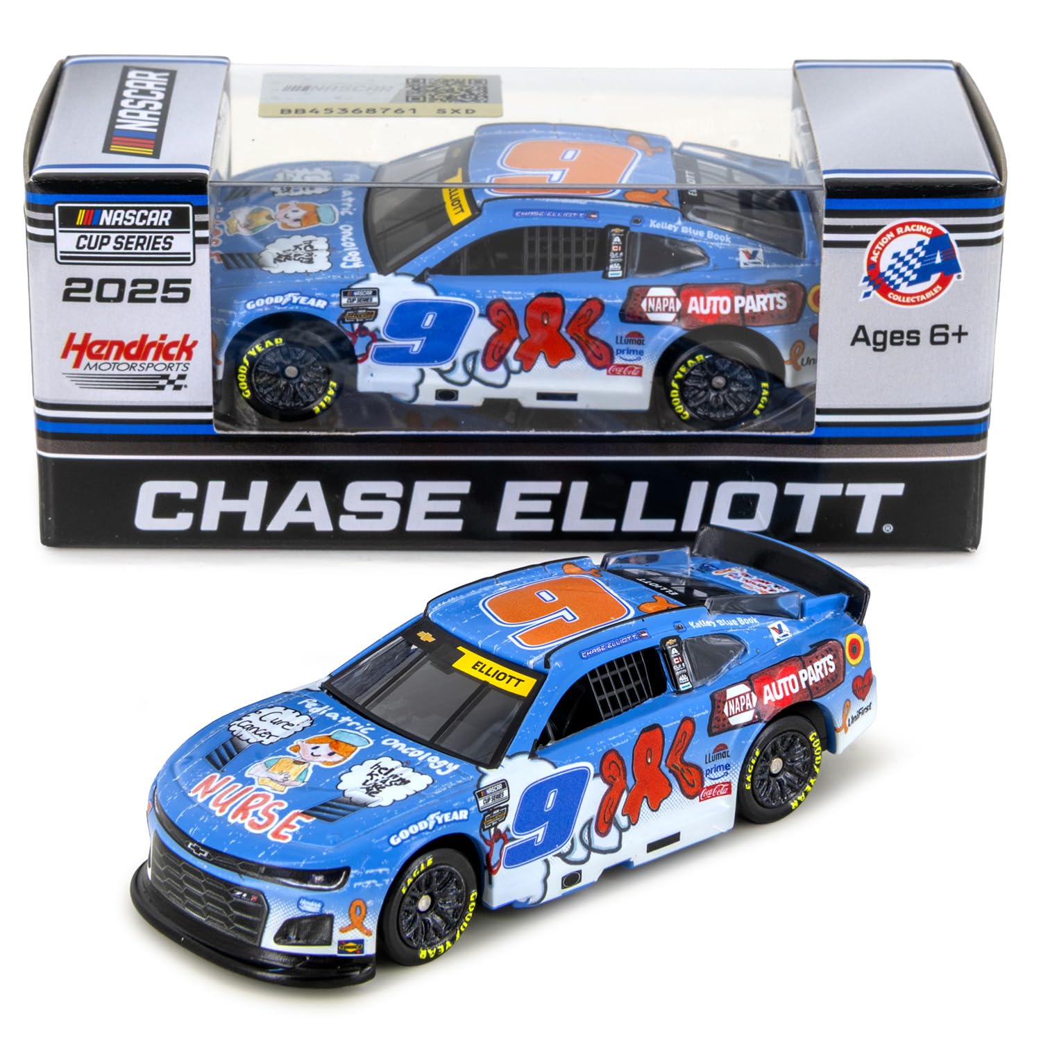 Chase Elliott 2025 NAPA Desi9n to Drive ARC Diecast Car 1:64 Scale