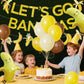 Banana Party Decorations Banana Birthday Decorations Banana Decorations with Let's Go Bananas Banner Garlands Hanging Swirls Balloons