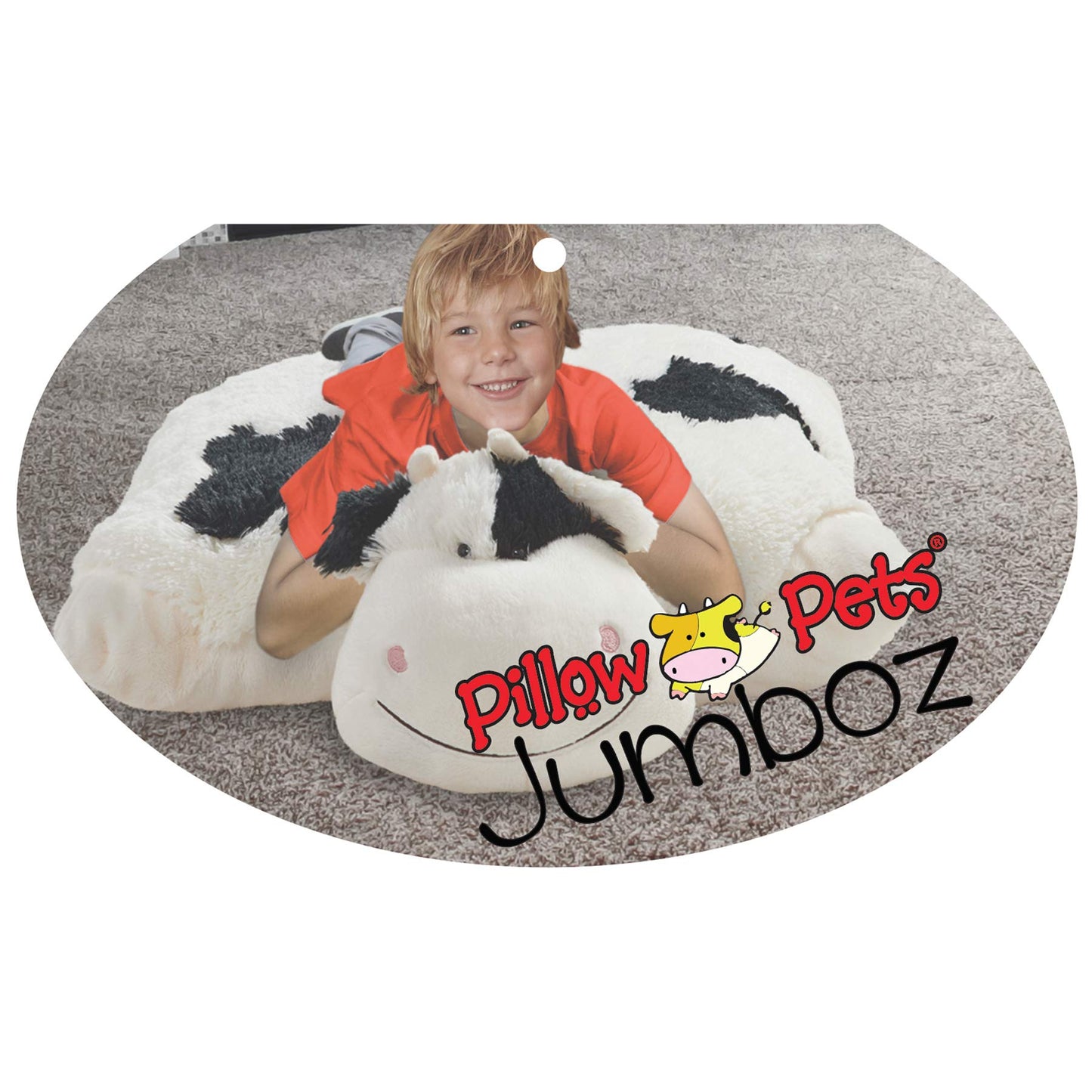 Pillow Pets Cozy Cow, 30" Jumbo Plush Toy