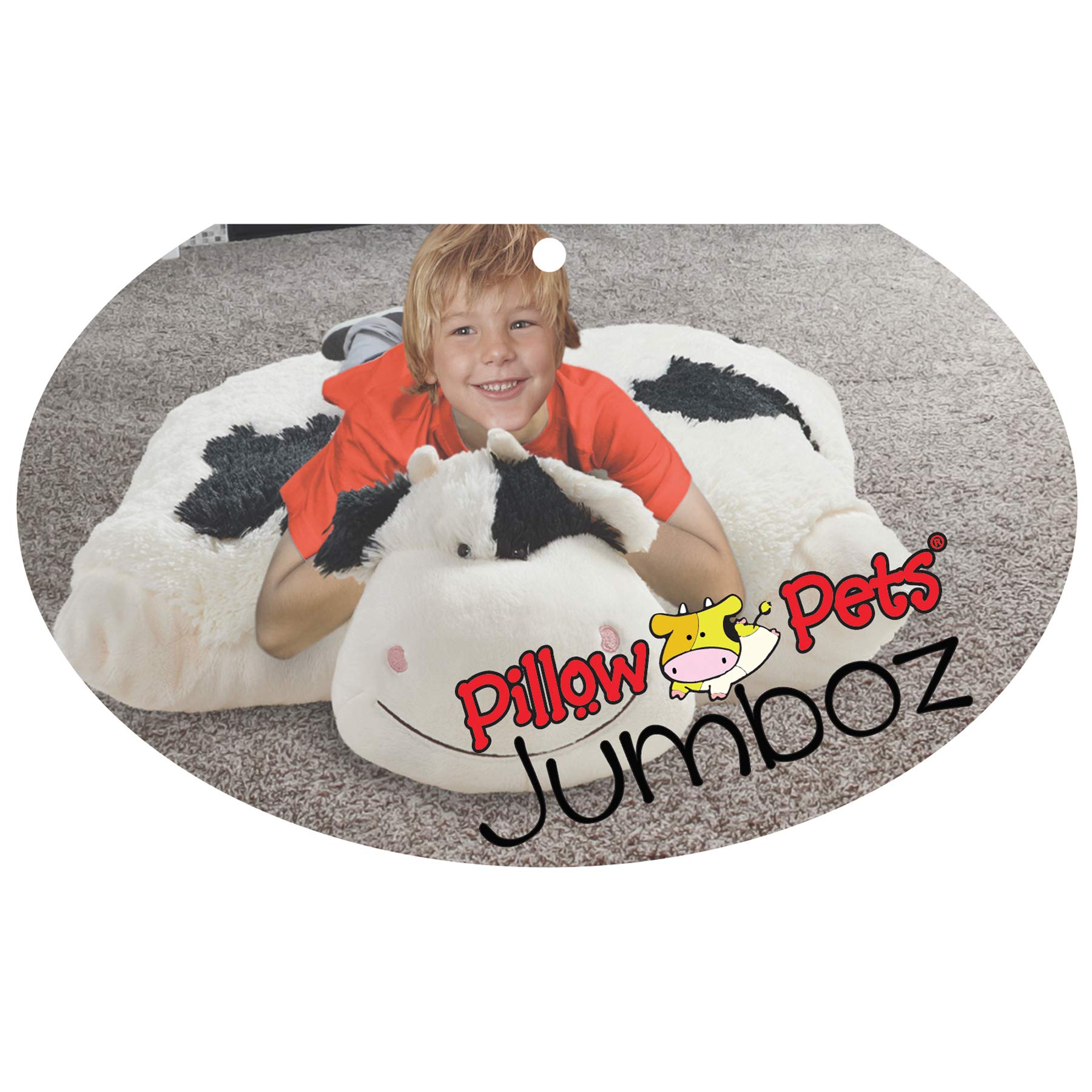 Pillow Pets Cozy Cow, 30" Jumbo Plush Toy