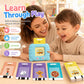 Talking Flash Cards for Toddlers 1 2 3 4 5 Year Olds, 224 Sight Words Montessori Language Learning Toys, Pocket Speech Therapy & Autism Sensory Toy