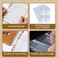 Cute Plush Kpop Photocard Binder, 4-Pocket Photo Card Album with 20 Double-Sided Sleeves, 160 Pockets, Soft Bear Cover 6-Ring Card Holder Book for