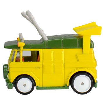 Hot Wheels Ninja Turtles TMNT Model Party Wagon Die Cast - Scale 1:64 - Length 7 cm Pop Culture HXF04