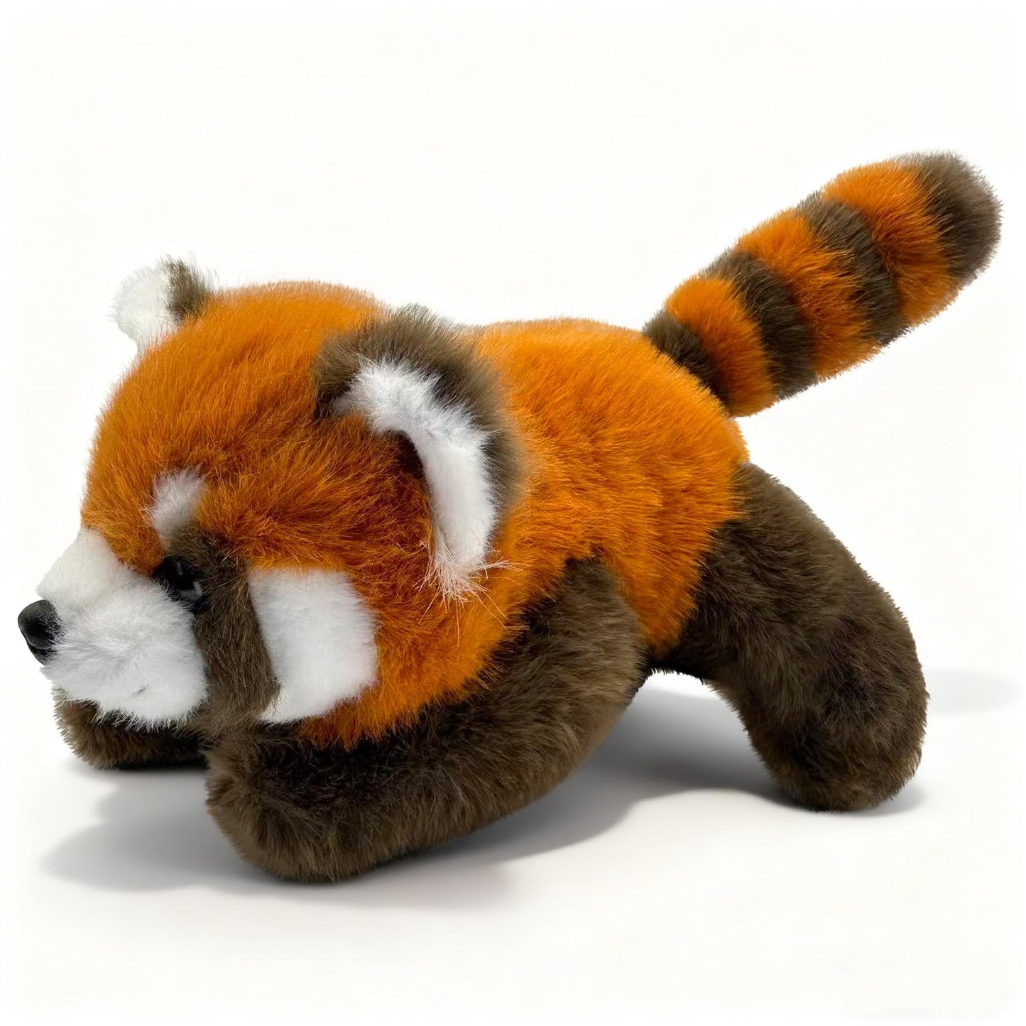 Roqei Red Panda Weighted Plush Toy 11.8 Inch, Cute Soft Stuffed Animal Plush Pillow, Adorable Red Panda Plushie Gift for Kids Girls Boys Birthday