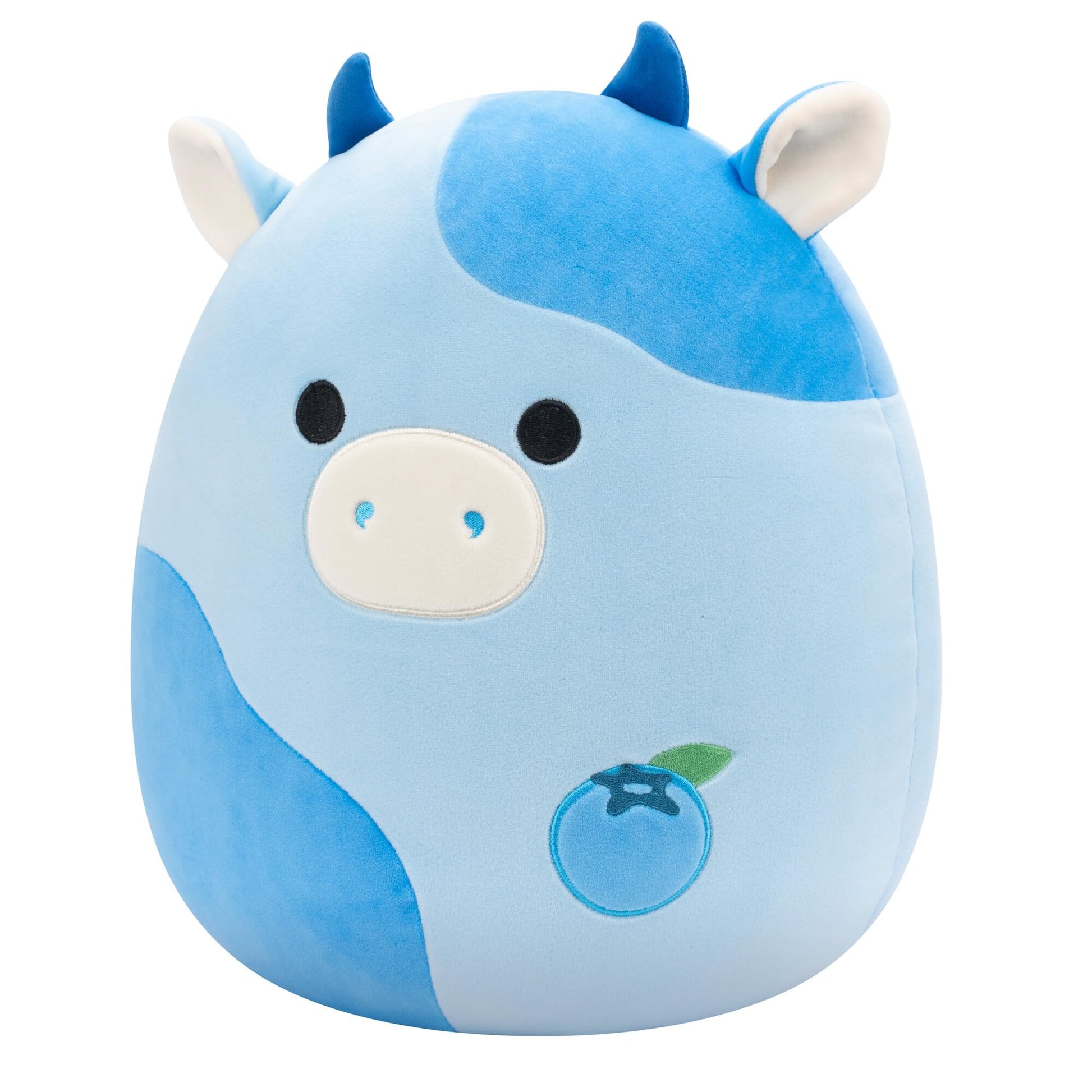 Squishmallows Rutanya 12 Inch Blueberry Cow Plush - Original Squishy Stuffed Animal Toy, Soft Marshmallow Pillow Pal, Collectible Squad Member