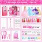 UCanaan Girl Doll and Closet Set with Doll Clothes and Accessories Items Including Fashion Dolls, Dressand Many Other Accessories (Refer Picture