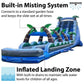 TentandTable 22FT Commercial Inflatable Dual Water Slide & Splash Tube