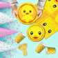 Rubber Duck Party Supplies,Happy Birthday Duckie Tableware Set Duck Plates Yellow Baby Shower Napkins Cups for Waddle It Be Gender Reveal Party,One