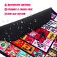 weigeyco Drinking Board Game for Adults, Couples Drinking Game, Outdoor Rubber Mat Party Game with 40 Truth or Dare Cards, Bachelorette & Girls Night