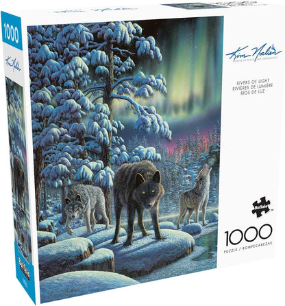 Buffalo Games - Rivers of Light - 1000 Piece Jigsaw Puzzle for Adults