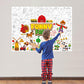 MoShining Farm Animals Giant Coloring Poster for Kids Crafts Activity Wall Doodle Art Coloring Paper Banner for Home School Classroom Party Supplies