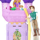 Mattel Disney Princess Toys Rapunzel Tower Playset with 2 Small Dolls Animal Figures Furniture & Accessories Tangled Story Time Stacker