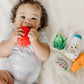 Melissa & Doug Multi-Sensory Market Basket Fill & Spill Infant Toy - Play Food Menus, Pretend Play Grocery Toys, Sorting And Stacking Toys,