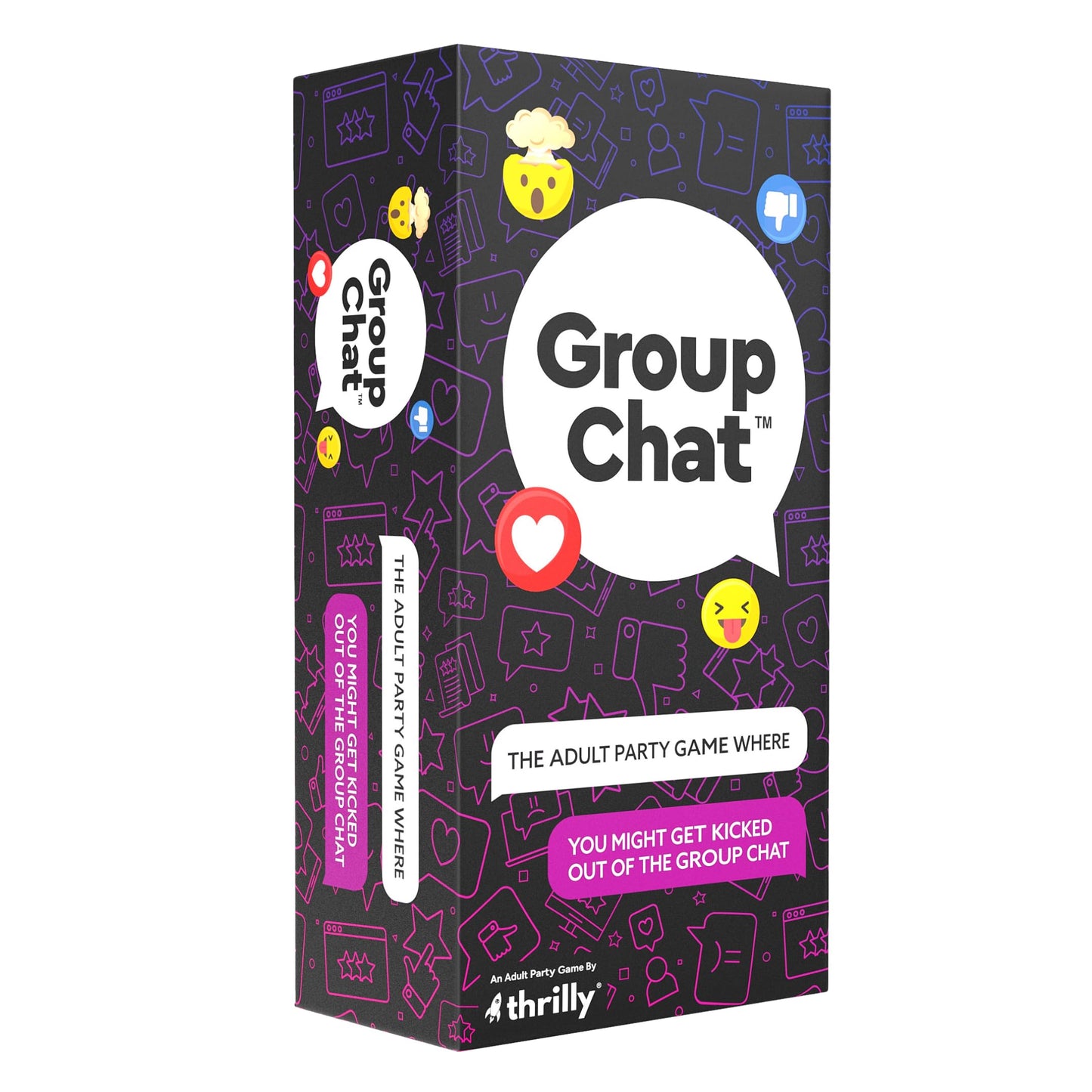 Group Chat Hilarious Text Message Party Game for Adults, Build Group Text Threads with 400 Cards & Voting Tokens, Fun Party Game for Adult Game