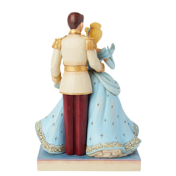 Enesco Disney Traditions Collection by Jim Shore Cinderella and Prince Charming Figurine- Stone Resin Hand Painted Crafted Collectible Disney Princess