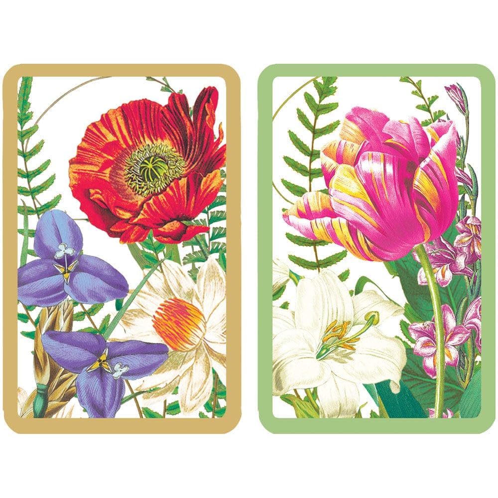 Caspari La Dolce Vita Bridge Playing Cards - Standard Index, 2 Deck Set (PC153)