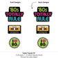 Big Dot of Happiness 80's Retro - Totally 1980s Party Centerpiece Sticks - Table Toppers - Set of 15