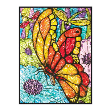 ROYAL BRUSH Royal & Langnickel FPBN-1 8" X 10" 8'X10 Foil Painting by Numbers Butterflies