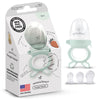 Moss and Fawn Forage Feeder - Silicone Baby Fruit Feeder, Frozen Breast Milk Popsicle Teether & Pacifier - BPA, PVC & Phthalate-Free - Fern