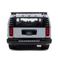 Jada Toys Just Trucks 1:24 2003 Hummer H2 with Rack Die-cast Car Grey, Toys for Kids and Adults, 32310