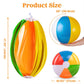 JOYIN 4-Pack 20" Beach Balls - Large Rainbow Beach Ball Inflatable Pool Toys for Party Supplies Decorations, Adults Kids Birthday Luau Summer Beach