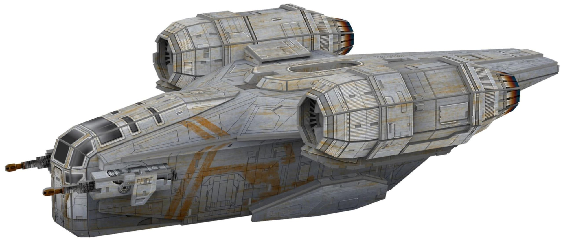 4D Cityscape Star Wars 3D Paper Model Kits (Mandalorian Razor Crest)