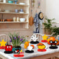 LINGTEER Oh Twodles Birthday Table Honeycomb Centerpieces - Cheers to Boys 2nd Birthday Kids Two Years Old Mouse Themed Bday Party Decorations Sign.