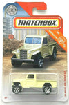 Matchbox '51 Willys Jeeps Pickup 4x4, MBX Construction 15/20 [Pastel Yellow]