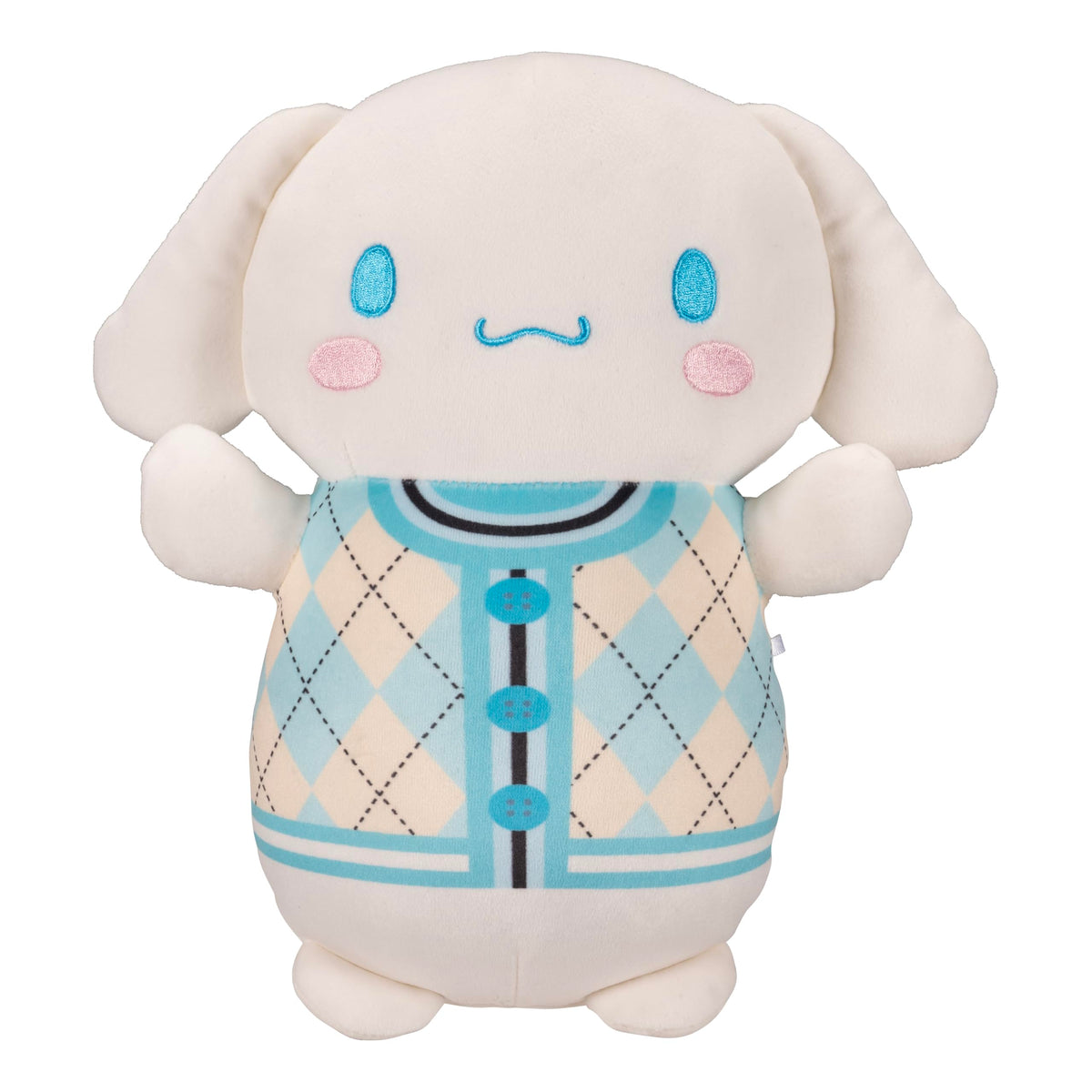 Squishmallows Original Sanrio 10in Plaid Cinnamoroll HugMees - Ultrasoft Official Jazwares Plush (Medium-Sized)